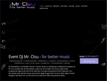 Tablet Screenshot of dj-mrclou.de